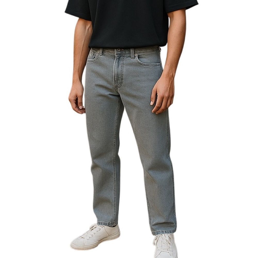 PJ Mark Men’s Tan Denim Straight Jeans 34x30